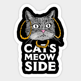 Cats Meow Side Sticker
